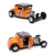 Miniatura Carrinho Hot Rod V8 medida 12 cm Laranja - MundoMIXCIF