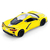 Miniatura Corvette Esportivo 2021 Kinsmart 1:36 Metal e Fricção Amarelo - comprar online