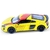 Miniatura Audi R8 Coupe Livery Edition 2020 Kinsmart 1:36 Metal e Fricção Amarelo