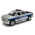 Miniatura Chevrolet Silverado 2014 Kinsmart 1/46 Metal e Fricção Prata Police na internet