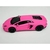 Miniatura Lamborghini Aventador LP700-4 METAL e FRICÇÃO Kinsmart 1:38 Rosa Fosco