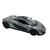 Miniatura McLaren P1 Kinsmart 1:36 Fricção e Metal Cinza.