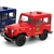 Miniatura Jeep 1971 DJ-5B Kinsmart 1:26 Metal e Fricção Firefighter 911 Bombeiro Vermelho