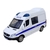 Miniatura Van Sprinter Mercedes Real 1:43 Metal e Fricção Police Branca