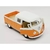 Miniatura Kombi Pickup 1963 Kinsmart 1/34 Branco/Laranja - MundoMIXCIF