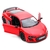 Miniatura Audi R8 Coupé 2020 Kinsmart 1:36 Metal e Fricção Vermelho na internet