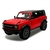 Miniatura Ford Bronco 2022 Kinsmart 1/34 Metal e Fricção Vermelho - MundoMIXCIF