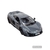 Imagem do Miniatura Mclaren 675LT Kinsmart 1/36 Metal e Fricção Cinza Cimento