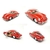 Miniatura Porsche 356B Carrera 2 Kinsmart 1/32 Metal e Fricção Vermelho - loja online