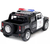 Miniatura Hummer H2 SUT 2005 Kinsmart 1/40 Fricção e Metal Preto Polícia