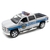 Miniatura Chevrolet Silverado 2014 Kinsmart 1/46 Metal e Fricção Prata Police