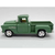 Miniatura Chevy Stepside 1955 Kinsmart 1:32 Metal e Fricção Verde Fosco