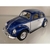 Miniatura Fusca 1967 Kinsmart 1/32 Metal e Fricção Azul/Branco