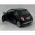 Miniatura Fiat 500 New 2007 Kinsmart 1:28 Metal e Fricção Preto - MundoMIXCIF