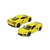 Miniatura Corvette 2021 Kinsmart 1:36 Metal e Fricção Amarelo - loja online