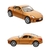 Miniatura Nissan 350Z Kinsmart 1/34 Metal e Fricção Dourado na internet