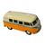 Miniatura Kombi 1962 Kinsmart 1/32 Metal e Fricção Bege/Amarelo - comprar online