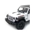 Miniatura Jeep Wrangler 2018 Kinsmart 1/34 Metal e Fricção Branco teto Preto. - comprar online