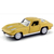 Miniatura Corvette Stingray 1963 Chevrolet Split Window RMZ 1/36 Metal e Fricção Dourado