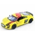 Miniatura Audi R8 Coupe Livery Edition 2020 Kinsmart 1:36 Metal e Fricção Amarelo - loja online