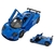 Miniatura McLaren F1 GTR 1995 Kinsmart 1/34 Metal e Fricção Azul - loja online