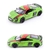 Miniatura Audi R8 Coupe Livery Edition 2020 Kinsmart 1:36 Metal e Fricção Verde - MundoMIXCIF