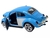 Miniatura Fusca Rodão Metal Die Cast Fricção 1/32 Azul/Branco - MundoMIXCIF