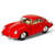 Miniatura Porsche 356B Carrera 2 Kinsmart 1/32 Metal e Fricção Vermelho