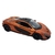 Miniatura McLaren P1 Kinsmart 1:36 Fricção e Metal Laranja.