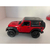 Miniatura Jeep Wrangler 2018 Kinsmart 1/34 Metal e Fricção Vermelho teto Preto - MundoMIXCIF