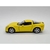 Miniatura Corvette C6 Z06 2007 Kinsmart 1/36 Metal e Fricção Amarelo - MundoMIXCIF