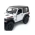 Miniatura Jeep Wrangler 2018 Kinsmart 1/34 Metal e Fricção Branco teto Preto. na internet