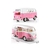 Miniatura Kombi 1962 RMZ 1/32 Metal e Fricção Branco/Rosa. - MundoMIXCIF