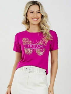 T-shirt Viscolycra estampada - Dream