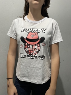 T-shirt Algodão estampada - Howdy