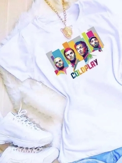 T-shirt Viscolycra estampada - Coldplay - loja online