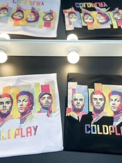 T-shirt Viscolycra estampada - Coldplay na internet