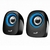 PARLANTES GENIUS PC SP-Q160 USB NEGRO CON AZUL