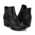 Bota Ankle Boot Da Mississipi de Cano Curto C/ Salto Bloco