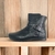 Bota Cano Curto Mooncity Salto Anabela C/ Detalhes Matelassê - comprar online