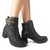 Bota Coturno Ankle Boot Salto Grosso Feminina - Dakota G9881 na internet