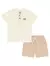 Conjunto Bebê Menino Camiseta E Bermuda Natural E Bege Divertto - loja online