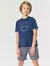 Conjunto Infantil Menino Camiseta E Bermuda Daily Aesthetic Natural E Verde Divertto - MiniMe Baby Kids