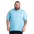 Camisa Polo Cor Azul BB Plus Size / MONTE SEU KIT PROMOCIONAL ESCOLHENDO SUAS CORES