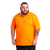 Camisa Polo Cor Laranja Plus Size / MONTE SEU KIT PROMOCIONAL ESCOLHENDO SUAS CORES