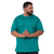 Imagem do Camiseta Basica Plus Size cor Verde Mar/ MONTE SEU KIT PROMOÇÃO ESCOLHENDO SUAS CORES FAVORITAS