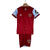 Uniforme Infantil West Ham I 2023/2024 Umbro - Vermelho