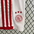 Uniforme Infantil Ajax I 2023/2024 Adidas- Branco e Vermelho