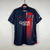 Camisa do Paris Saint-Germain (PSG) I 2023/2024, modelo torcedor masculino, nas cores azul e vermelha, com o logo da Nike e patrocinador Qatar Airways.