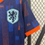 Camisa torcedor masculina Nike da seleção da Holanda, modelo 2024/25, na cor azul com detalhes laranja e escudo da equipe.